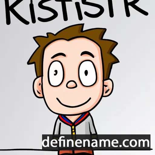 cartoon of the name Krister