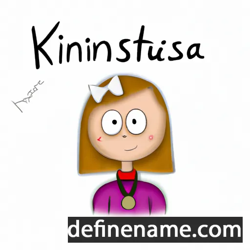 Kristīna cartoon