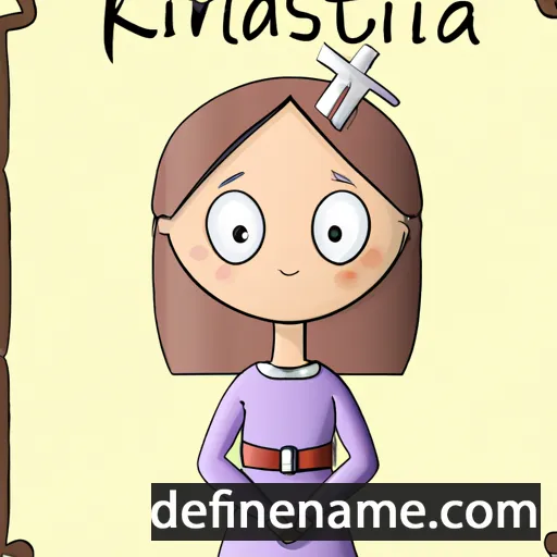 Kristiāna cartoon