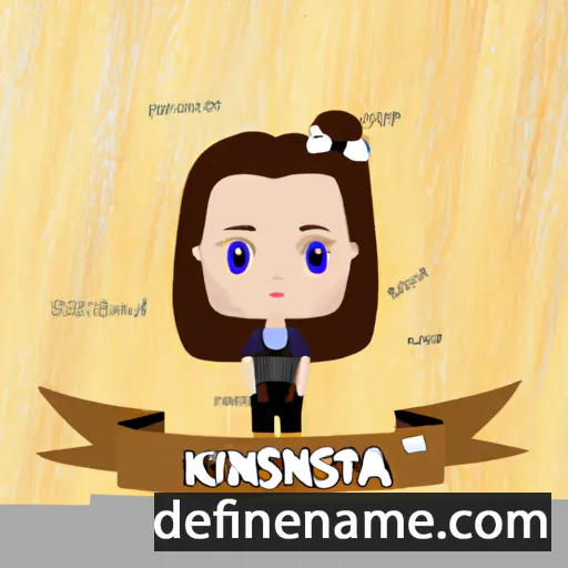 Kristiina cartoon