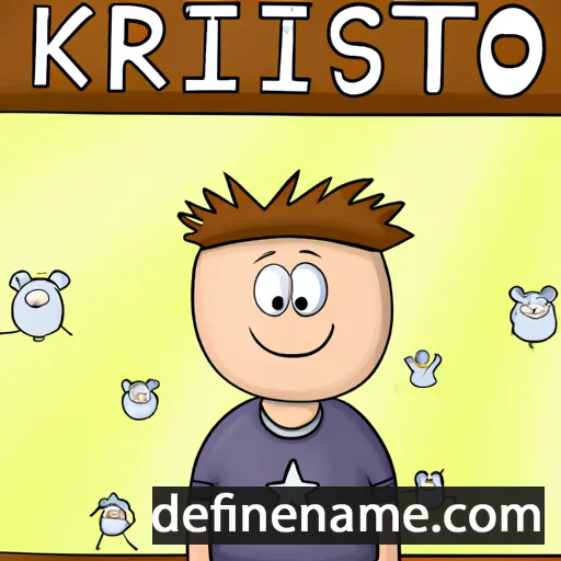 cartoon of the name Kristóf