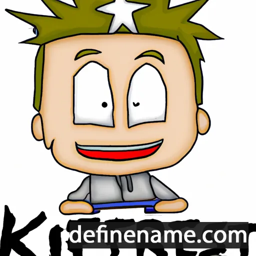 cartoon of the name Kristoffer