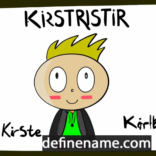 cartoon of the name Kristopher