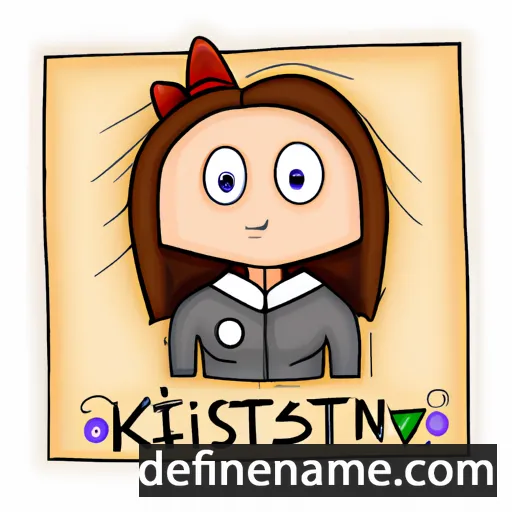 Krisztina cartoon