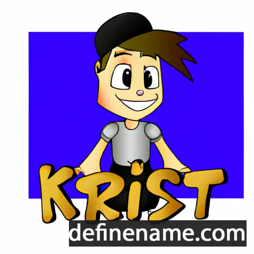 cartoon of the name Krste