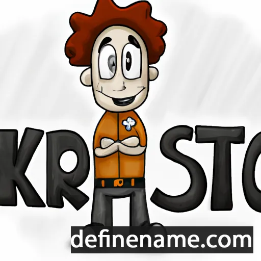 cartoon of the name Krsto