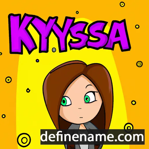 cartoon of the name Krysia