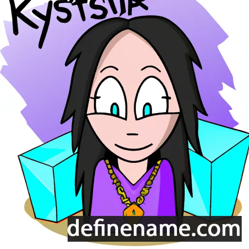 Krystal cartoon