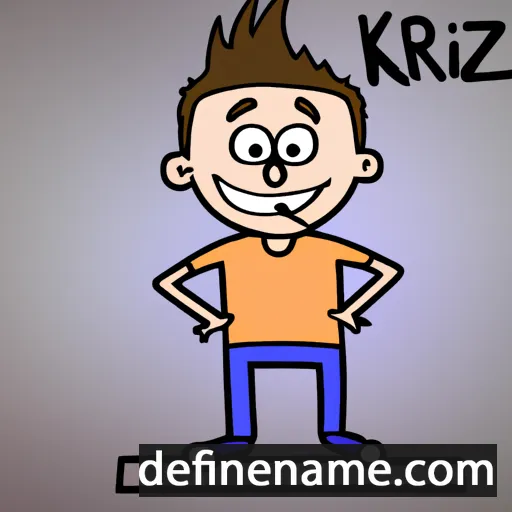 cartoon of the name Krzysiek