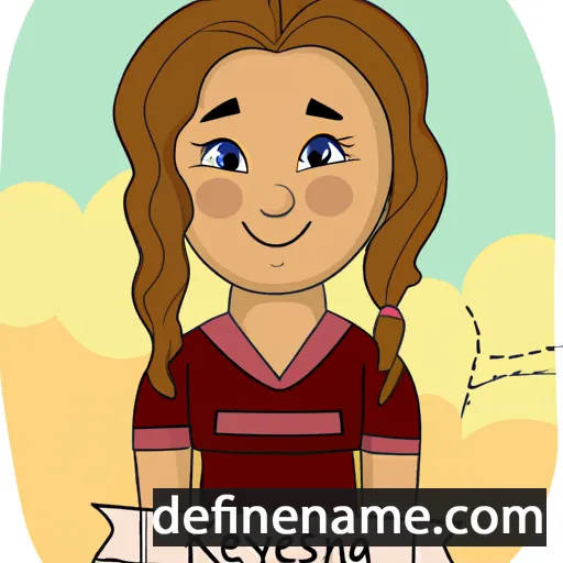 cartoon of the name Kseniya