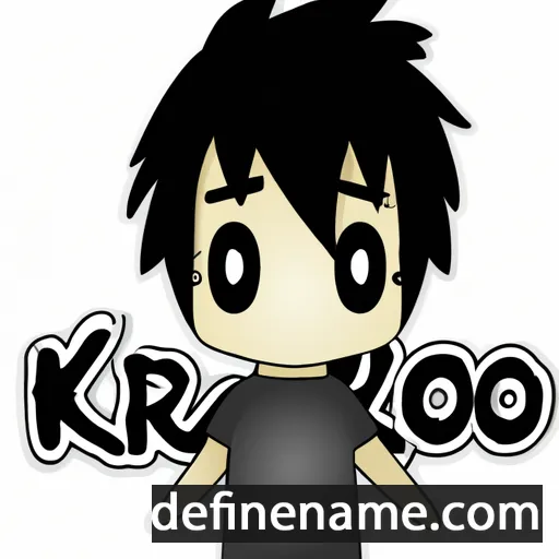 cartoon of the name Kuro