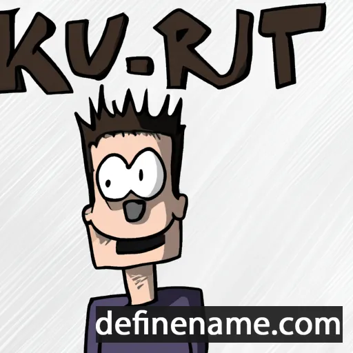 cartoon of the name Kurt