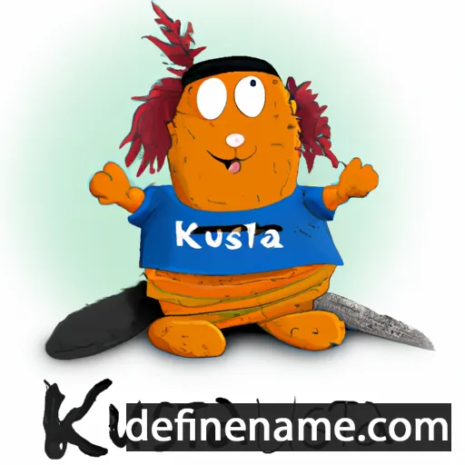 cartoon of the name Kustaa