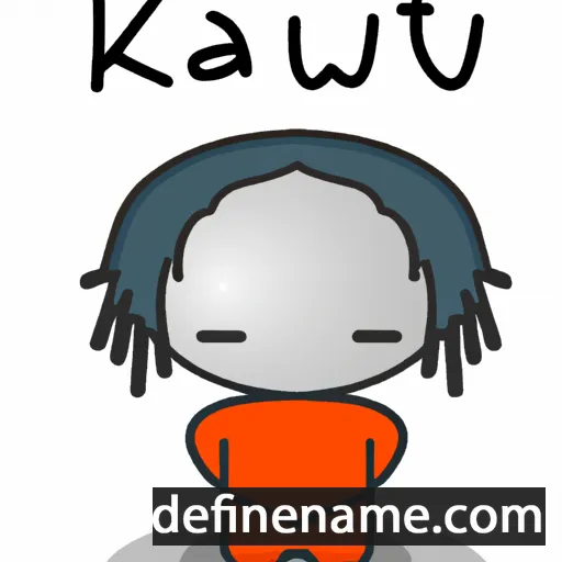 cartoon of the name Kuwat