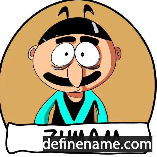 cartoon of the name Kuzman