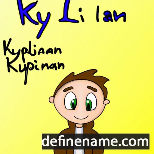 cartoon of the name Kylian