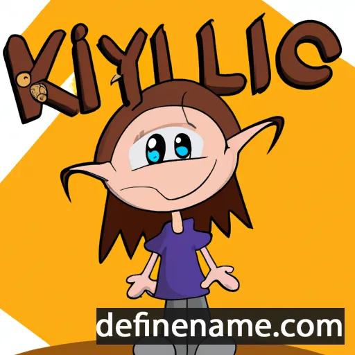 cartoon of the name Kylli