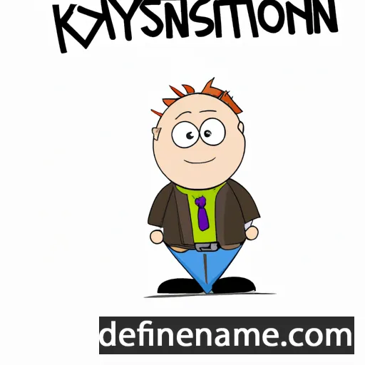 cartoon of the name Kynaston