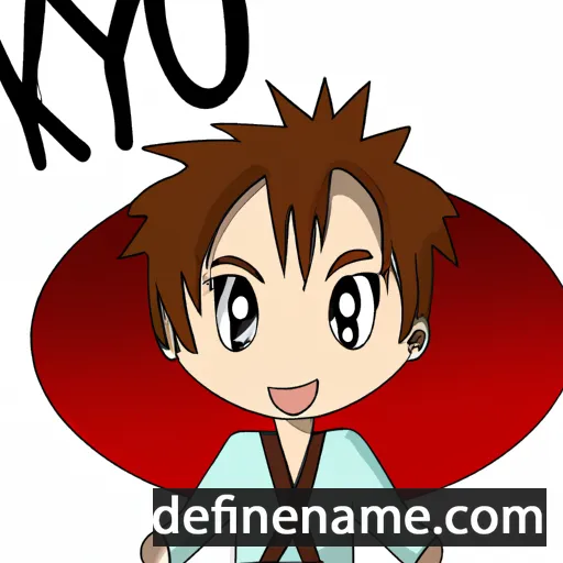 cartoon of the name Kyou