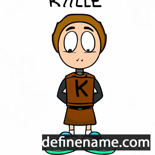 cartoon of the name Kyrie