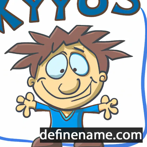 cartoon of the name Kyros