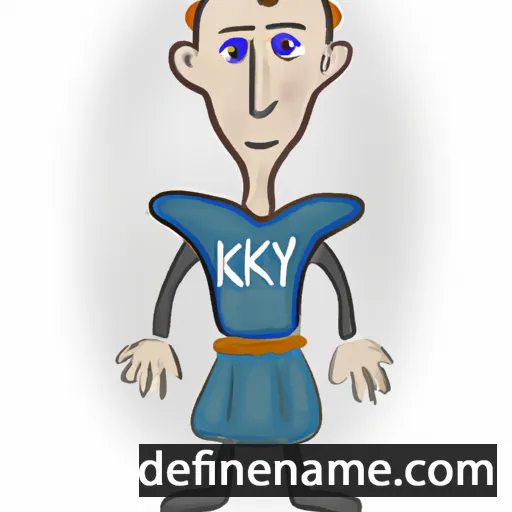 cartoon of the name Kyrylo