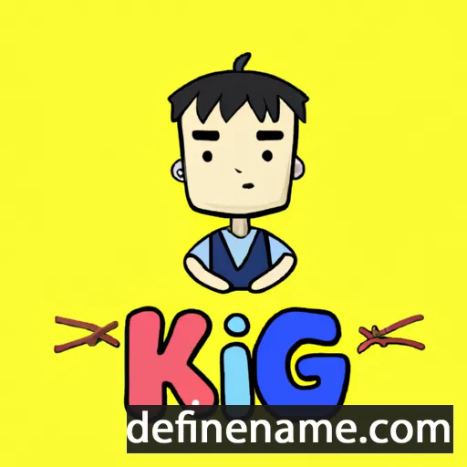 cartoon of the name Kyung