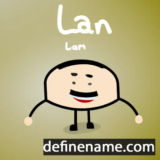 cartoon of the name Laban