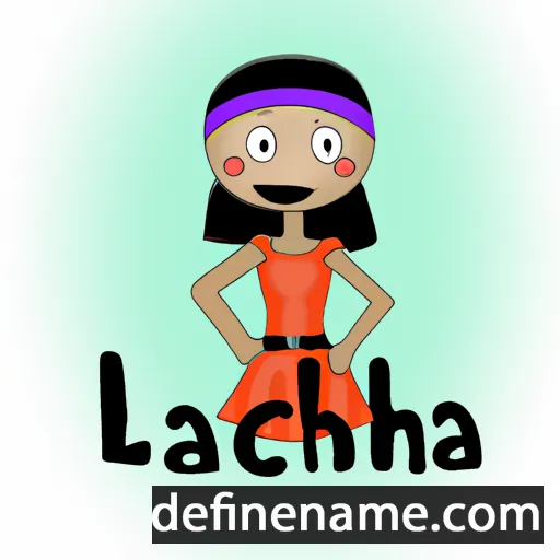 cartoon of the name LaChina