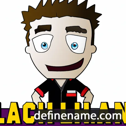 cartoon of the name Lachlan