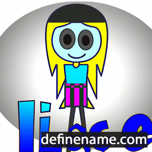 cartoon of the name Laci