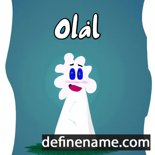 cartoon of the name Ólaf