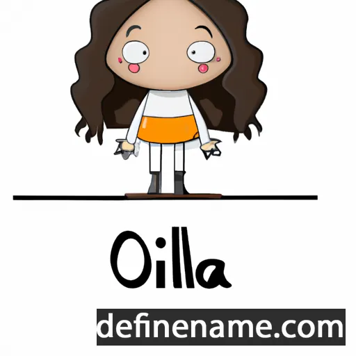 cartoon of the name Ólafía