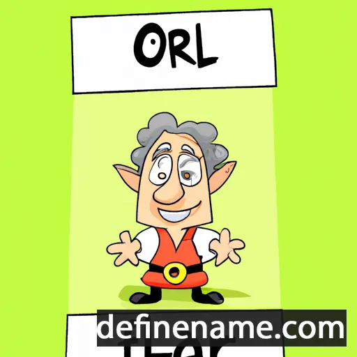 cartoon of the name Ólafr