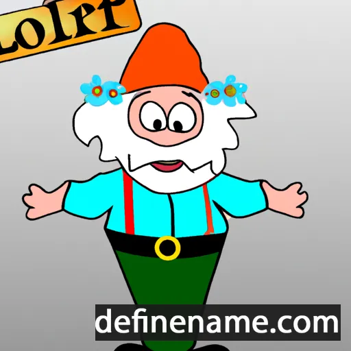 cartoon of the name Ólafr