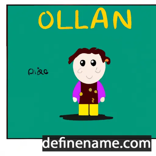 cartoon of the name Ólan