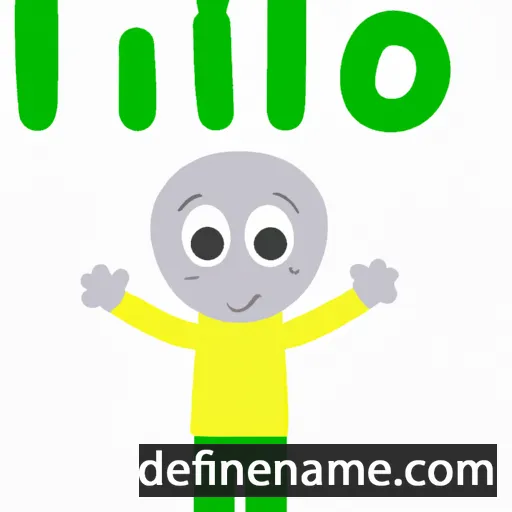 cartoon of the name Õili