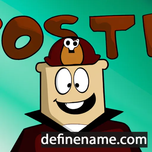 cartoon of the name Øistein