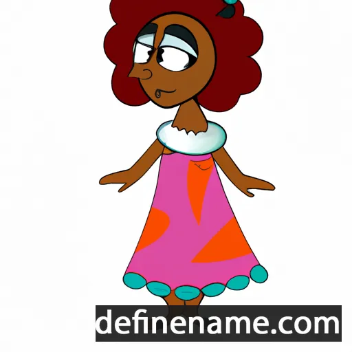 cartoon of the name Ofania