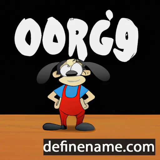 cartoon of the name Oğoro