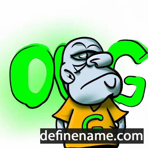 cartoon of the name Og