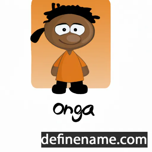 cartoon of the name Ogenga