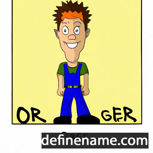 cartoon of the name Ogier