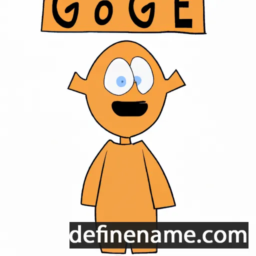 cartoon of the name Ogne