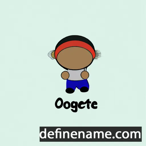 cartoon of the name Ogotseng