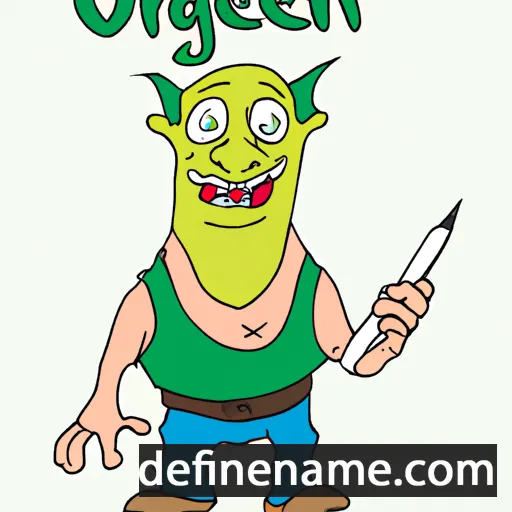 cartoon of the name Ogrepen