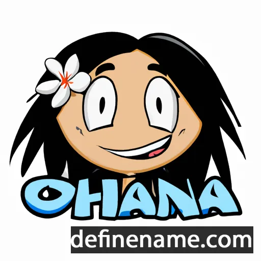 cartoon of the name Ohana