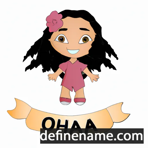 cartoon of the name Ohanna