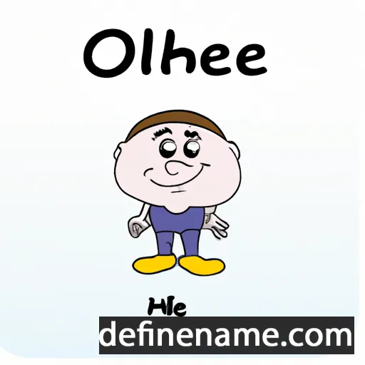 cartoon of the name Oilbhe