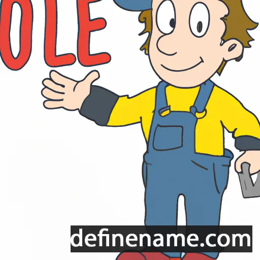 cartoon of the name Oile